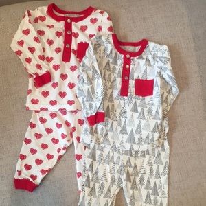 Twin boy girl coordinated outfits